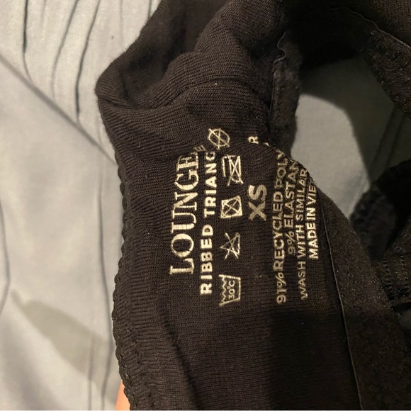 Lounge Ribbed Black Set - Picture 2 of 4